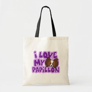 Kawaii I Liebe mein Papillon Tragetasche