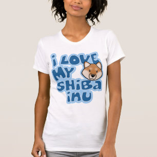 Kawaii I Liebe mein Shiba Inu T-Shirt