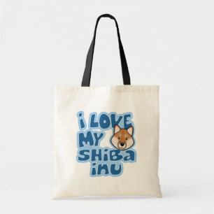 Kawaii I Liebe mein Shiba Inu Tragetasche