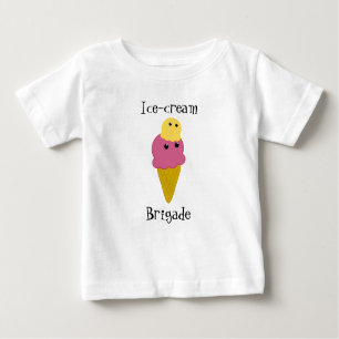 Kawaii Ice Cream Cone Baby T - Shirt