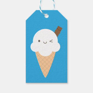 Kawaii Ice Cream Cone Geschenkanhänger