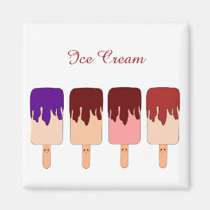 Kawaii Ice Cream Magnet