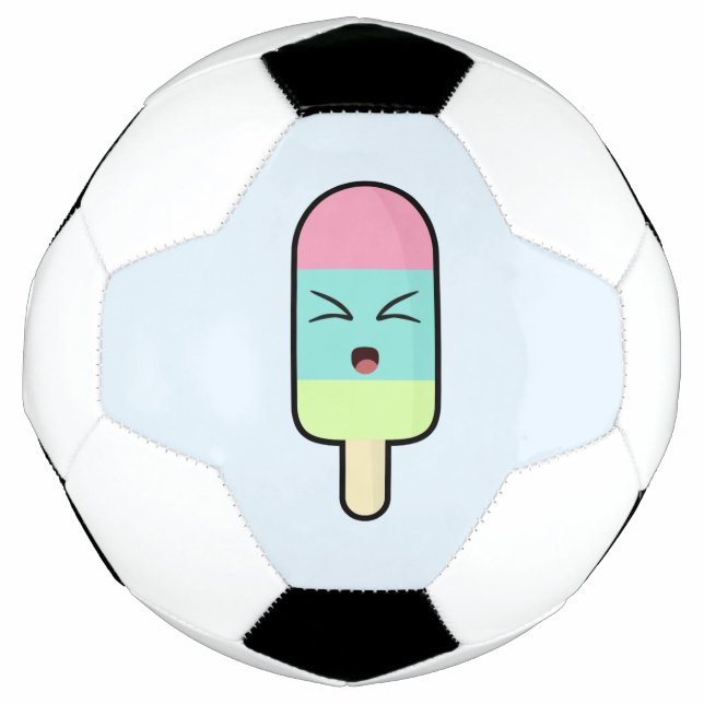Kawaii Ice Creme Fußball (Vorderseite)