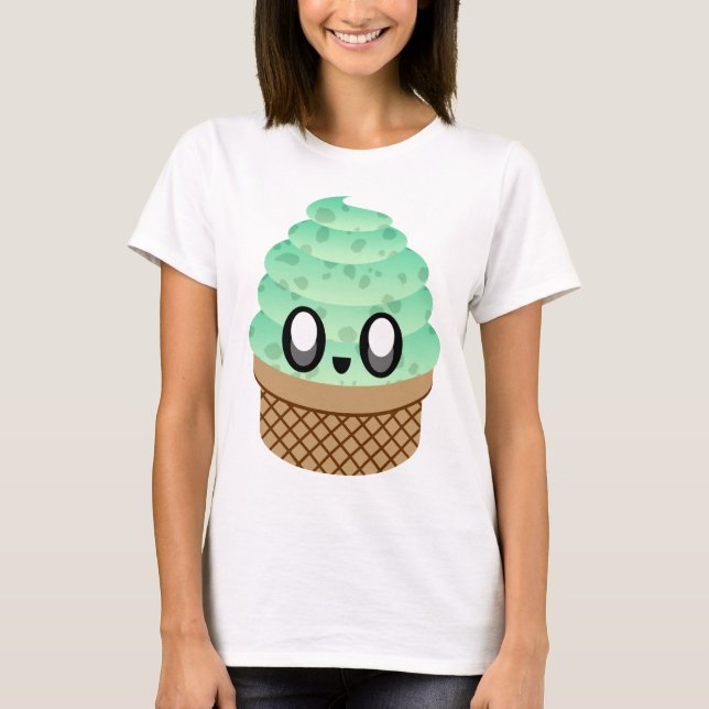 KAWAII ICE-KRAMPENCHOKOLADE-CHIP-KONTO T-Shirt (Vorderseite)