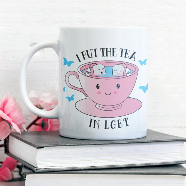 Kawaii ich habe den Tee in LGBT gepackt Kaffeetasse (Transform! Brighten up your or someone special's tea time!)