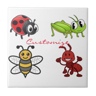 Kawaii Insects Thunder_Cove Fliese