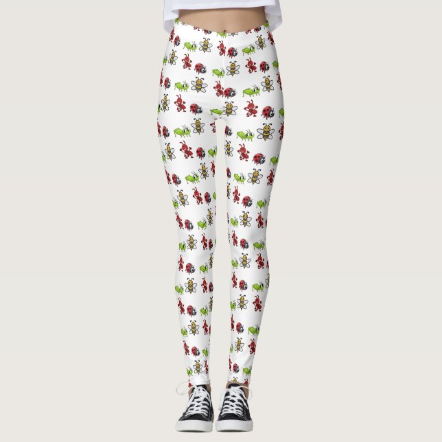 Kawaii Insects Thunder_Cove Leggings (Vorderseite)