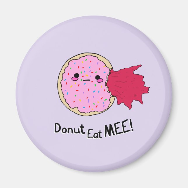 Kawaii Jam Donut Eat Me Magnet (Vorne)