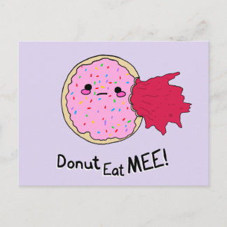 Kawaii Jam Donut Eat Me Postkarte