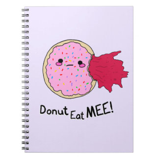 Kawaii Jam Donut Iss Mich Notizblock