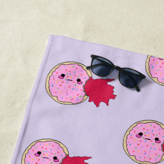 Kawaii Jam Donut Iss Mich Strandtuch