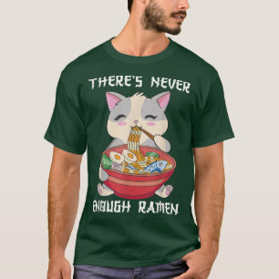 Kawaii japanese cat anime ramen T - Shirt