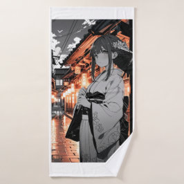 KAWAII Japanese Girl Bath towel Badehandtuch