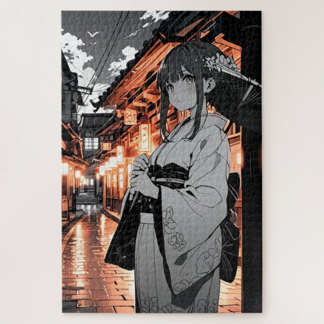 KAWAII Japanese Girl Puzzle (Vertikal)