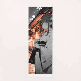 KAWAII Japanese Girl yoga mat Yogamatte