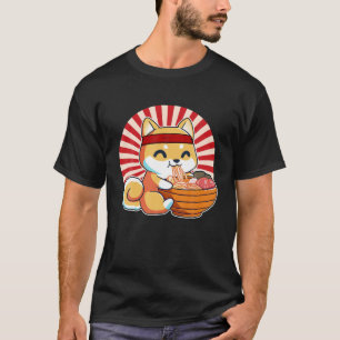 Kawaii Japanisch Anime Shiba Inu Ramen Niedlich Ja T-Shirt