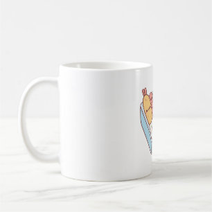 Kawaii Japanisch Bento Box Tempura Prawn Kaffeetasse