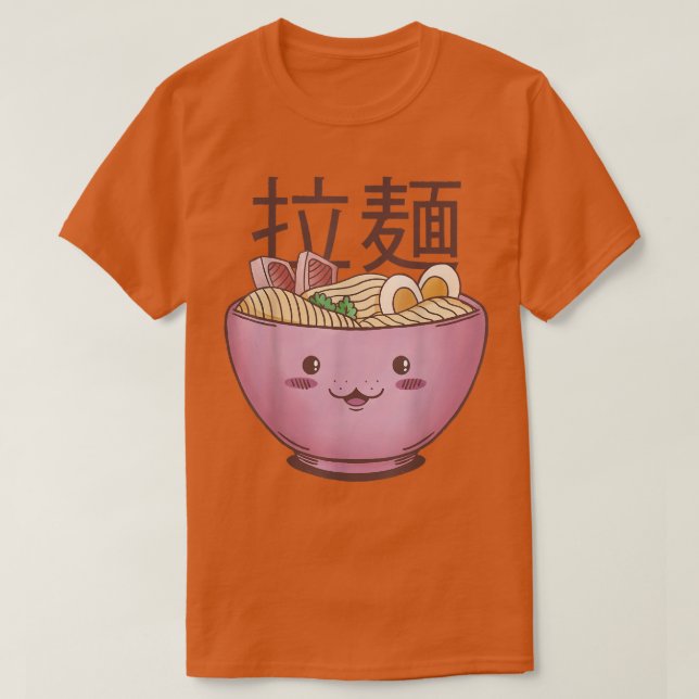 Kawaii Japanisch Ramen Bowl Noodles Graphic 823 T-Shirt (Design vorne)