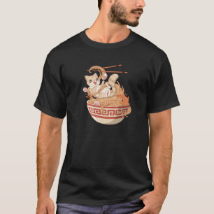 Kawaii Japanisch Ramen Noodles T Anime Cat Lover G T-Shirt