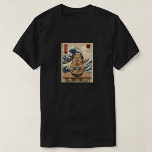 kawaii japanische Ramen Capybara Retro-Gaming T-Shirt