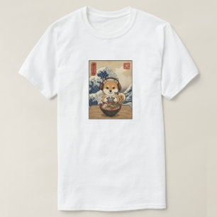 kawaii japanische Ramen Shiba Inu Retro-Gaming T-Shirt