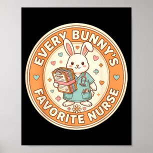 Kawaii jeder Häschen Lieblingskrankenschwester süß Poster