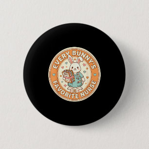 Kawaii jedes Kaninchens Lieblingskrankenschwester Button