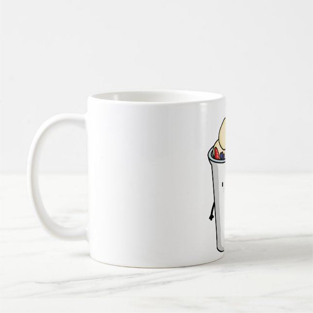Kawaii-Joghurtbecher Kaffeetasse (Links)