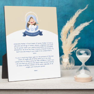 Kawaii Jungfrau Maria Gebet Fotoplatte