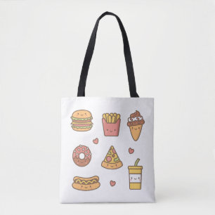 Kawaii-Junk-Food-Mädchen-Tasche