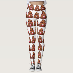 Kawaii kacke Emojis Leggings