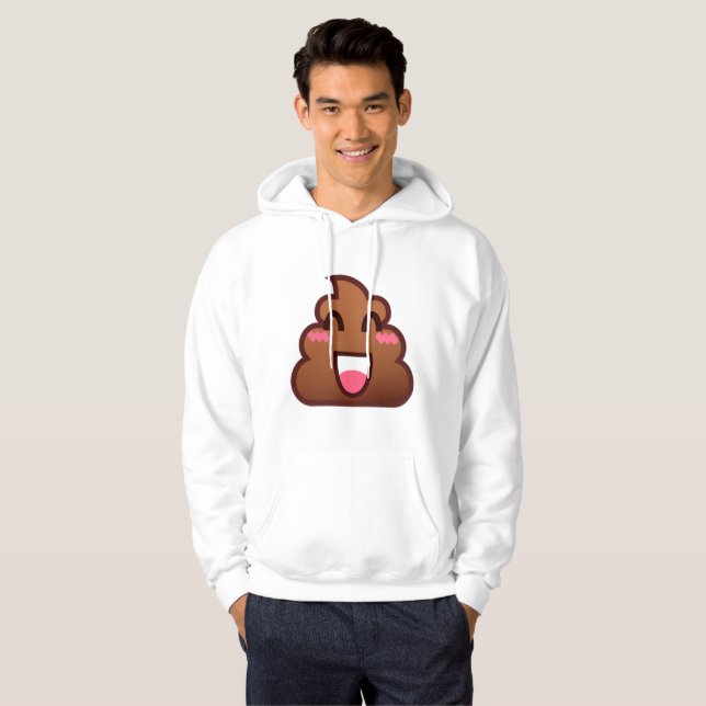Kawaii kacke Emojis men hoodie Sweatshirt (Vorne ganz)