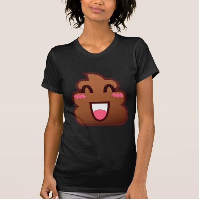 Kawaii kacke Emojis T-Shirt (Vorderseite)