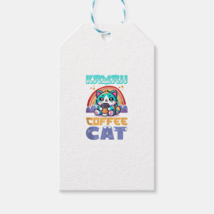 Kawaii Kaffee Chat Adorable Anime Style Geschenkanhänger