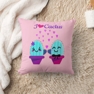 kawaii Kaktus Liebe Kissen