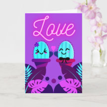 kawaii Kaktus Liebe zum Valentinstag