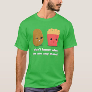 Kawaii Kartoffel und Pommes-Frites T-Shirt
