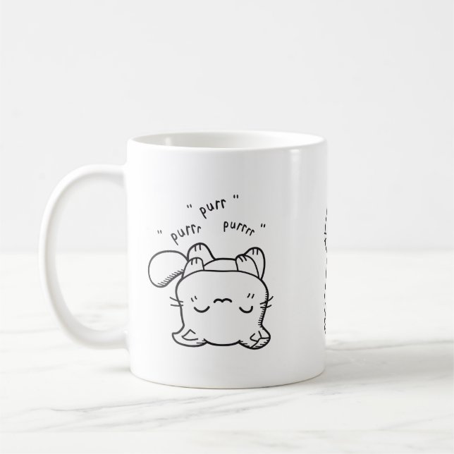 Kawaii Kätzchen Kaffeetasse (Links)