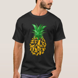 Kawaii Katze Ananas Funny Cat Mama Sommer Ananas T-Shirt