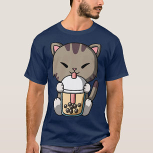 Kawaii Katze Boba Milk Tea Blubble Tee Anime Premi