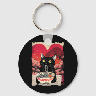 Kawaii-Katze isst Ramen-Nudeln Ramen ist mein Vale Schlüsselanhänger