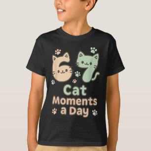 Kawaii Katze Kätzchen Mama 6 7 Alpha Gen Slang Sec T-Shirt