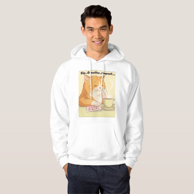 kawaii Katzenpullover Hoodie (Vorne ganz)