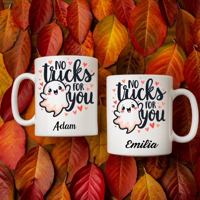Kawaii keine Tricks für dich, um ein paar Hallowee Kaffeetasse (Von Creator hochgeladen)