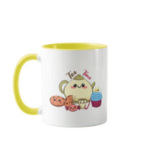 Kawaii-Kekse und niedliche Teezeit