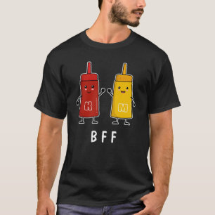 Kawaii Ketchup & Mustard: Beste Freunde für das T- T-Shirt