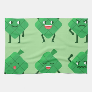 kawaii Ketupat Küchentuch