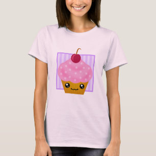 Kawaii Kirschkuchen-Kleid T-Shirt