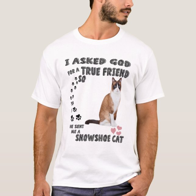 Kawaii Kitten Zitat Mama Vater Lover Print, Niedli T-Shirt (Vorderseite)