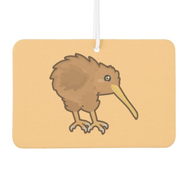 Kawaii Kiwi Autolufterfrischer (Vorderseite)